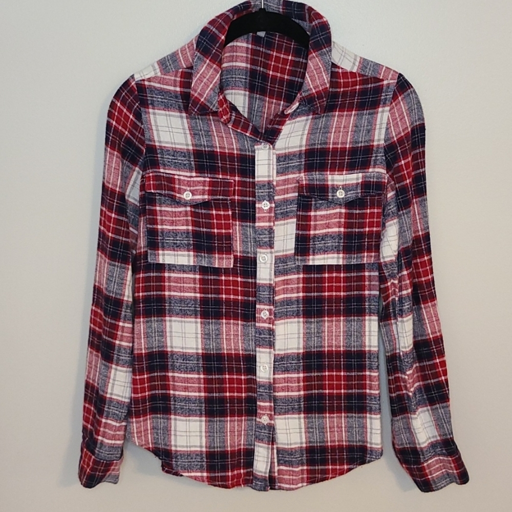 Mixed Plaid Shirt